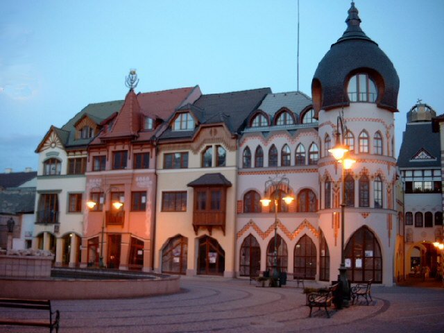 Evening sight of the European Court